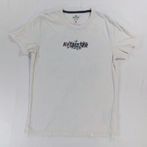 Hollister Co. California floral graphic t-shirt Short Sleeve Size XS Flaw